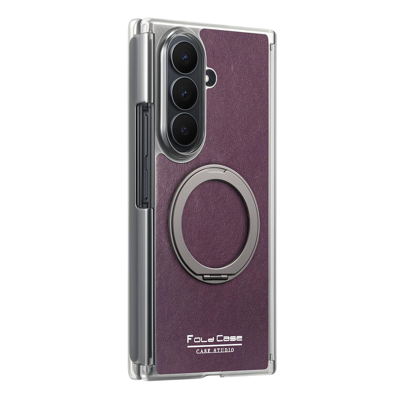 360 Rotating Bracket Magnetic Phone Case for Samsung Galaxy Z Fold 7 6 5 Trifold Wireless Charging Dual-axis Shockproof Cover Samsung Galaxy Z TriFold фіолетовий
360 Rotating Bracket Magnetic Phone Case for Samsung Galaxy Z Fold 7 6 5 Trifold Wireless Charging Dual-axis Shockproof Cover Samsung Galaxy Z TriFold фіолетовий