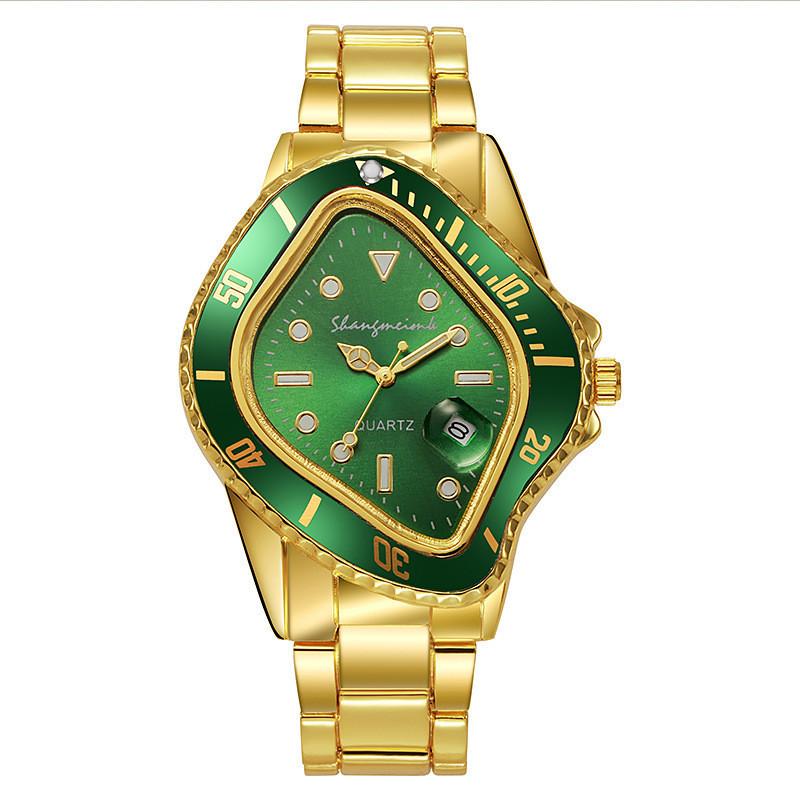 Twist Water Ghost Alloy Steel Strap Casual Quartz Watch With Decor And Perpetual Calendar For Men Gold Green
Twist Water Ghost Alloy Steel Strap Casual Quartz Watch With Decor And Perpetual Calendar For Men Gold Green
