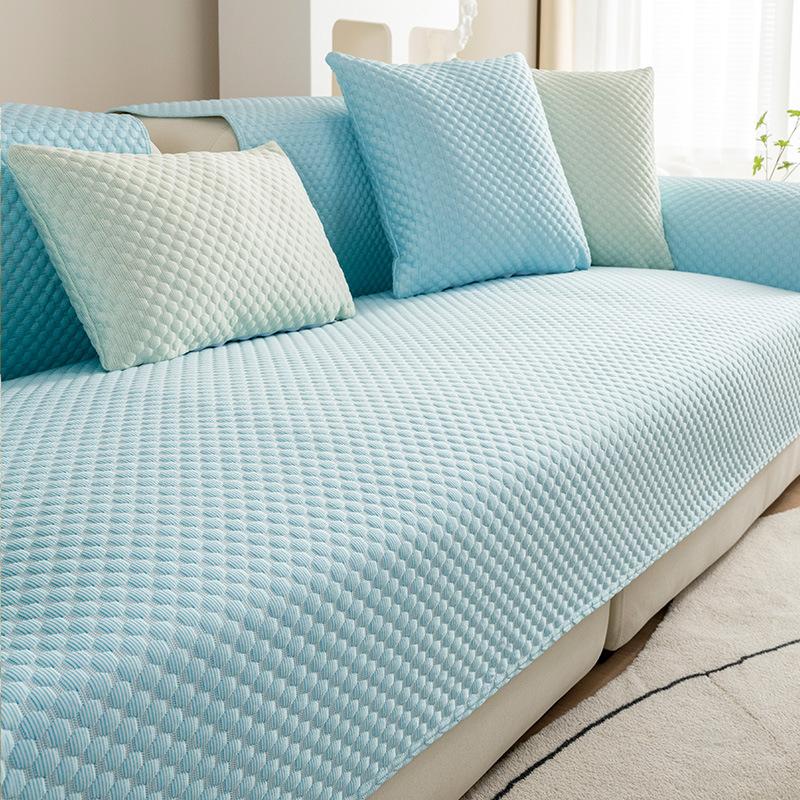 Summer Ice Silk Sofa Cover Cool Peas Black Technology Non-Slip Seat Cushions Modern Simple Cloth Mat 70*70
Summer Ice Silk Sofa Cover Cool Peas Black Technology Non-Slip Seat Cushions Modern Simple Cloth Mat 70*70