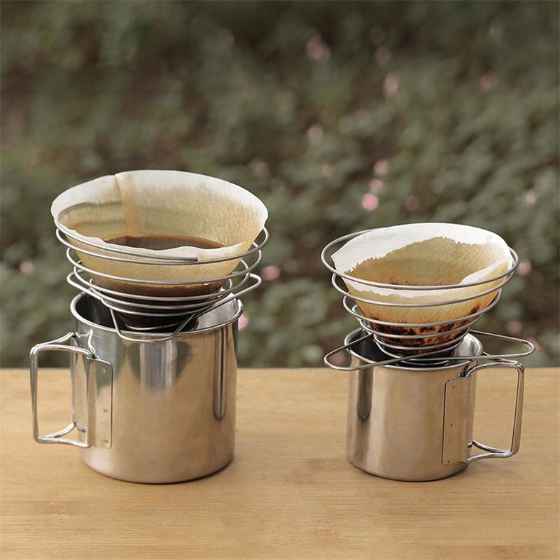 Foldable Coffee Filter Cup Spring Travel Portable Mini Stainless Steel Espresso Maker Dripper For Outdoor Camping Cone Filter
Foldable Coffee Filter Cup Spring Travel Portable Mini Stainless Steel Espresso Maker Dripper For Outdoor Camping Cone Filter