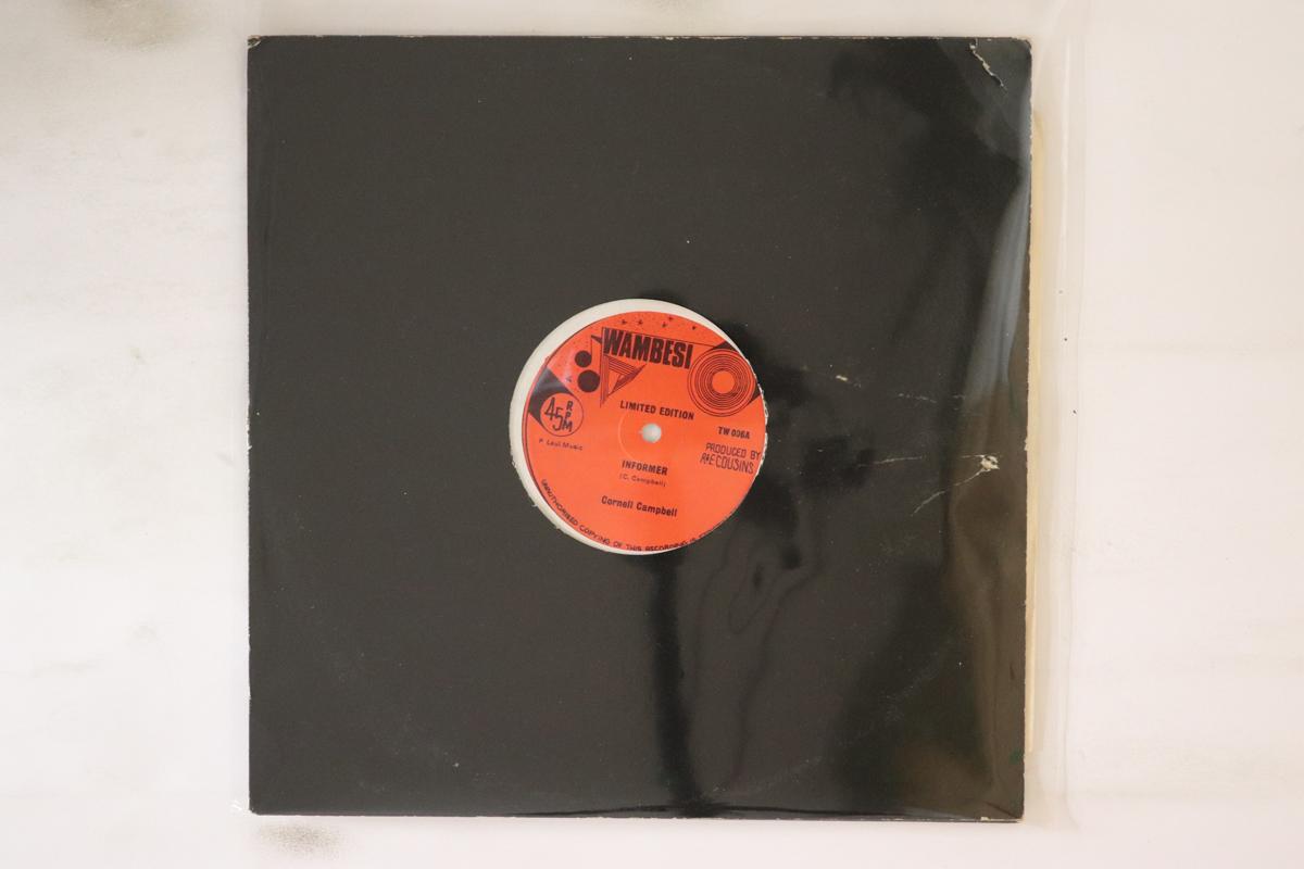 12inch Record CORNELL CAMPBELL / NOEL SCULLY SI - Informer / See Them A Come TW006 Wambesi Jamaica Reggae, Ska & Dub Used
12inch Record CORNELL CAMPBELL / NOEL SCULLY SI - Informer / See Them A Come TW006 Wambesi Jamaica Reggae, Ska & Dub Used