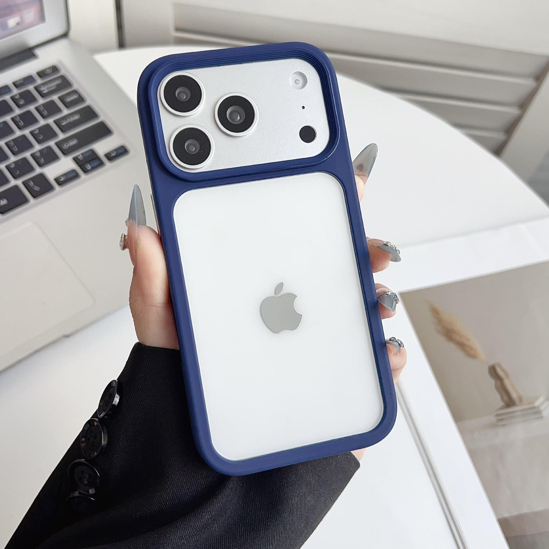 Compatible with Apple 17 Pro Max: Personalized Simple iPhone 16 Case - Metal Feel, Transparent, Anti-drop Design for Women iPhone 15 Pro
Compatible with Apple 17 Pro Max: Personalized Simple iPhone 16 Case - Metal Feel, Transparent, Anti-drop Design for Women iPhone 15 Pro
