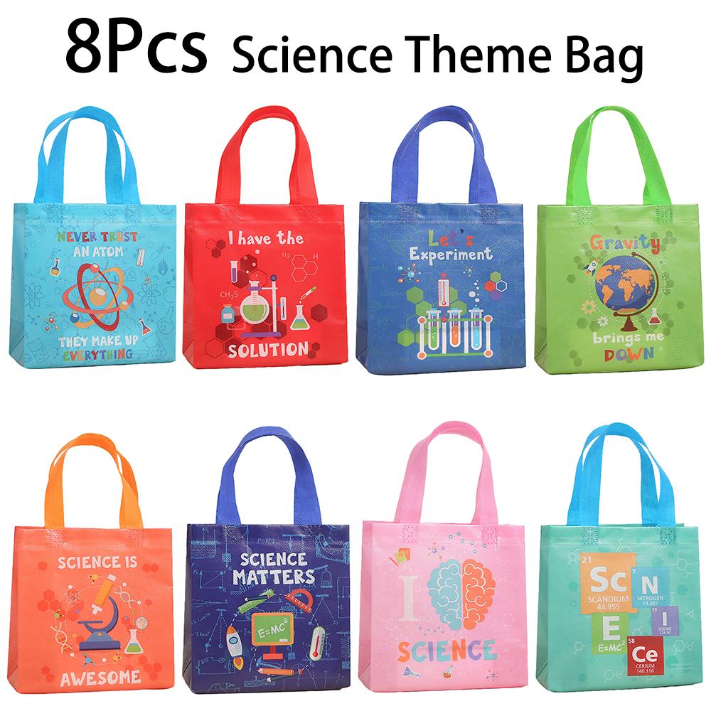 8Pcs Science Laboratory Theme Non-woven Gift Packing Bags DNA Experiment Storage Bag for Kids Birthday Back To Shool Party Decor 20x20x9cm
8Pcs Science Laboratory Theme Non-woven Gift Packing Bags DNA Experiment Storage Bag for Kids Birthday Back To Shool Party Decor 20x20x9cm