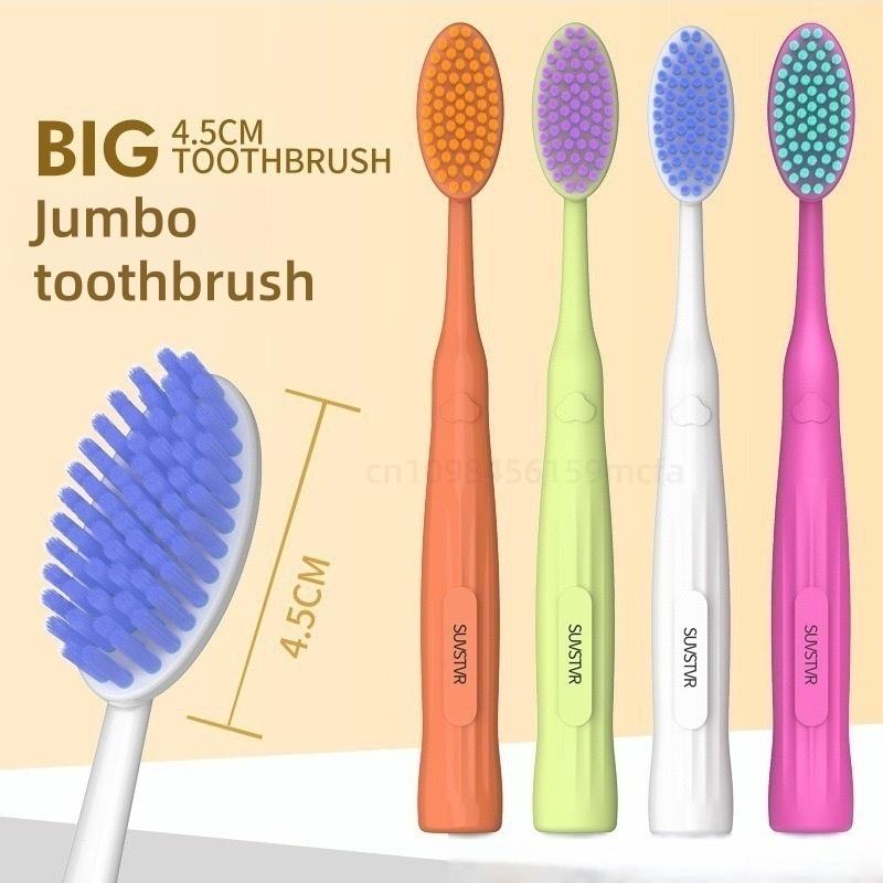 2 PCS, Big MAC manual toothbrush, Large toothbrush, wide toothbrush, cleaning power, gentle cleaning and gum care
2 PCS, Big MAC manual toothbrush, Large toothbrush, wide toothbrush, cleaning power, gentle cleaning and gum care