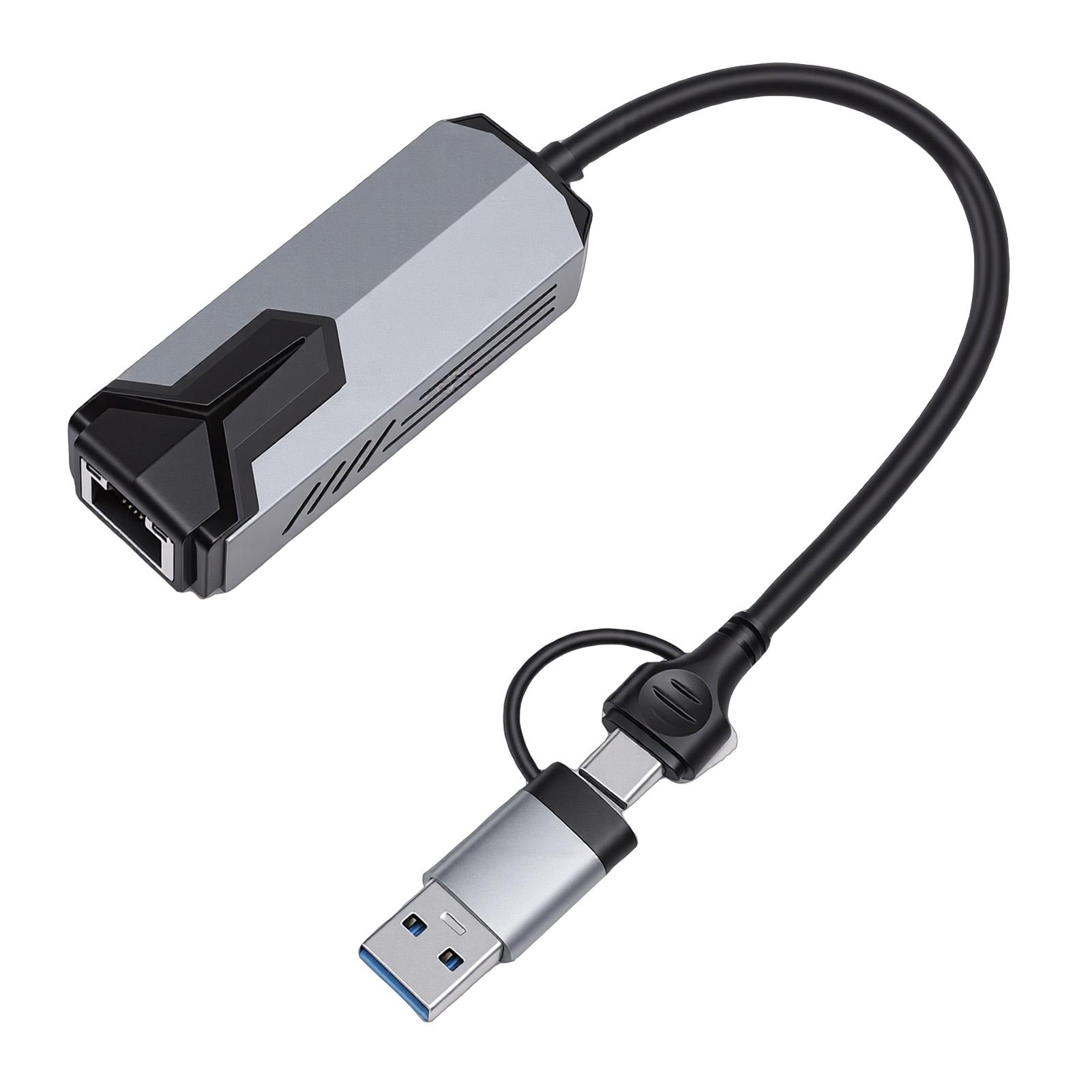 5G Ethernet Adapter Support for Windows 10 11 System High Speed Transfer USB and Type C to RJ45 Network Adapter
5G Ethernet Adapter Support for Windows 10 11 System High Speed Transfer USB and Type C to RJ45 Network Adapter