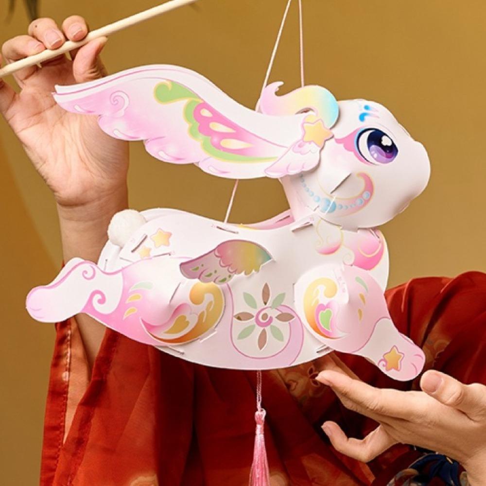 Handmade Handheld Rabbit Lantern Chinese Style Mid-Autumn Festival Lantern Kids Gift Style A
Handmade Handheld Rabbit Lantern Chinese Style Mid-Autumn Festival Lantern Kids Gift Style A