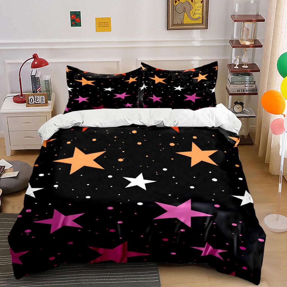 Orange, white, pink stars. Bedding sets Duvet cover sets Duvet covers Pillowcases(1 * Duvet Cover 2 * Pillowcases, without duvet insert) 135x200cm
Orange, white, pink stars. Bedding sets Duvet cover sets Duvet covers Pillowcases(1 * Duvet Cover 2 * Pillowcases, without duvet insert) 135x200cm