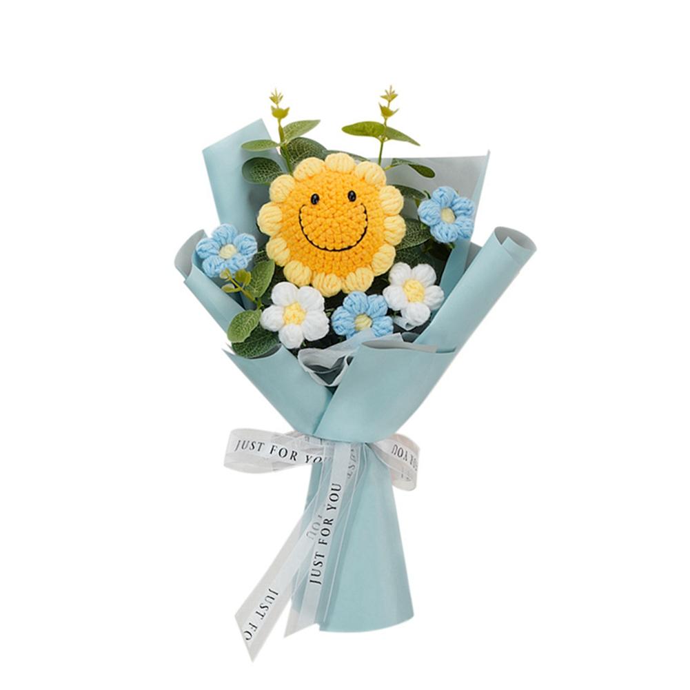 Вязаный букет «Улыбающийся подсолнух», имитация букета, украшение для дома
Вязаный букет «Улыбающийся подсолнух», имитация букета, украшение для дома