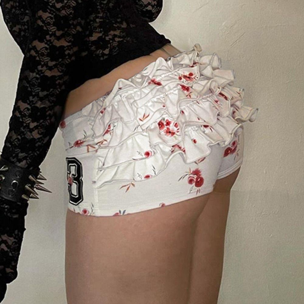 Sweet Floral Printted Hot Pants Elastic Casual Short Pants Creative Flounce Hotpants Party L білий
Sweet Floral Printted Hot Pants Elastic Casual Short Pants Creative Flounce Hotpants Party L білий
