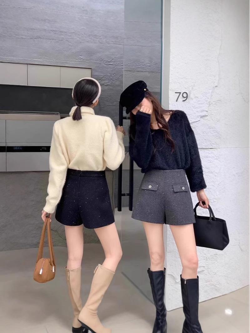 Women s Plus Size High-Waist Sequined Tweed Shorts - A-Line Slimming Wide-Leg for Autumn/Winter 4XL
Women s Plus Size High-Waist Sequined Tweed Shorts - A-Line Slimming Wide-Leg for Autumn/Winter 4XL