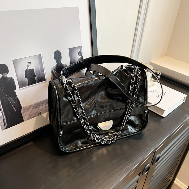 Высококачественная сумка через плечо из масляной вощеной кожи с цепочками, модная, большая вместимость, простая, прочная, корейская, новая, сумка на плечо для поездок на работу (20cm<Max Length<30cm)
Высококачественная сумка через плечо из масляной вощеной кожи с цепочками, модная, большая вместимость, простая, прочная, корейская, новая, сумка на плечо для поездок на работу (20cm<Max Length<30cm)