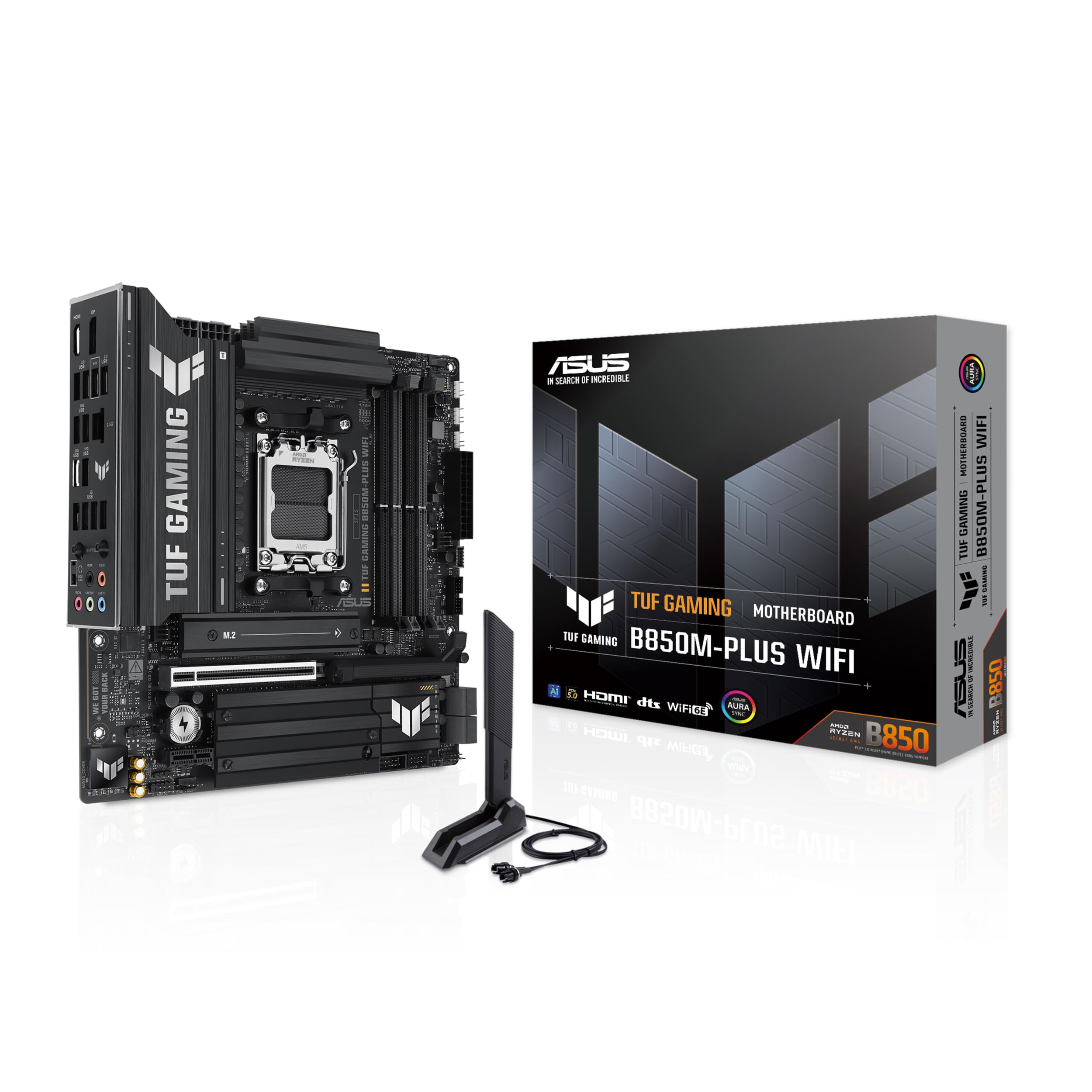 Материнська плата ASUS AMD AM5 AMD B850, сумісна з Ryzen 9000 7000 GAMING WIFI Домашній авторизований дистриб’ютор Продукт micro-ATX &8000 & Series/TUF
Материнська плата ASUS AMD AM5 AMD B850, сумісна з Ryzen 9000 7000 GAMING WIFI Домашній авторизований дистриб’ютор Продукт micro-ATX &8000 & Series/TUF