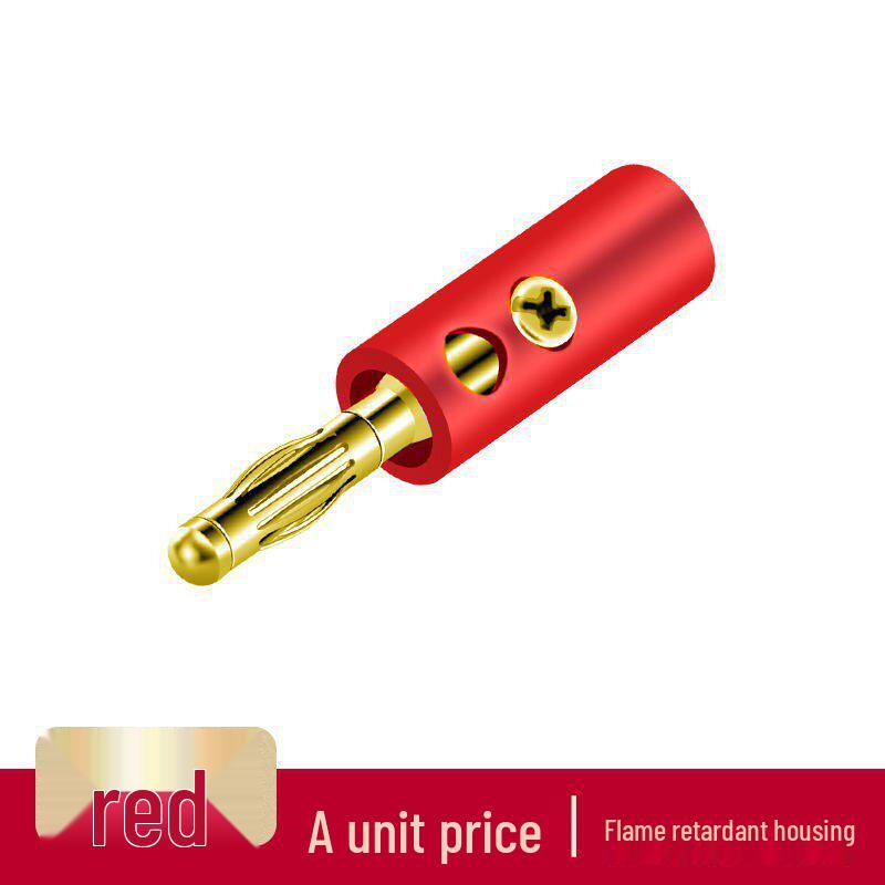 4MM Banana Plug Speaker Cable with Solderless Screw Terminal Connector червоний
4MM Banana Plug Speaker Cable with Solderless Screw Terminal Connector червоний