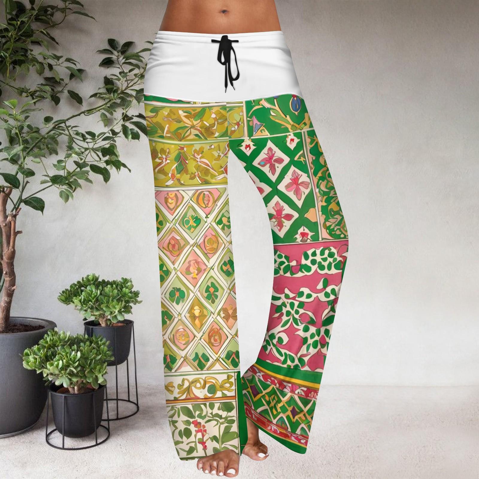 Женские повседневные брюки с широкими штанинами, эластичным поясом на кулиске, цветовой блок, с цветочным принтом XXL
Женские повседневные брюки с широкими штанинами, эластичным поясом на кулиске, цветовой блок, с цветочным принтом XXL