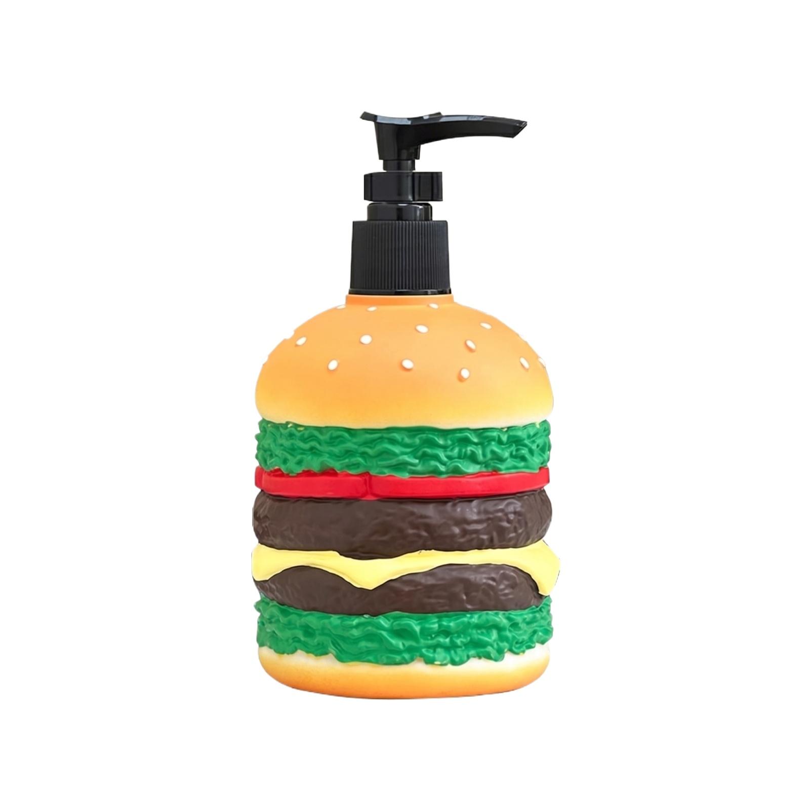 Creative Hamburger Shaped Dispenser Bottle for Liquid Soap Lotion or Hand Sanitizer with Pump Top for Kitchen Bathroom Use one size
Creative Hamburger Shaped Dispenser Bottle for Liquid Soap Lotion or Hand Sanitizer with Pump Top for Kitchen Bathroom Use one size