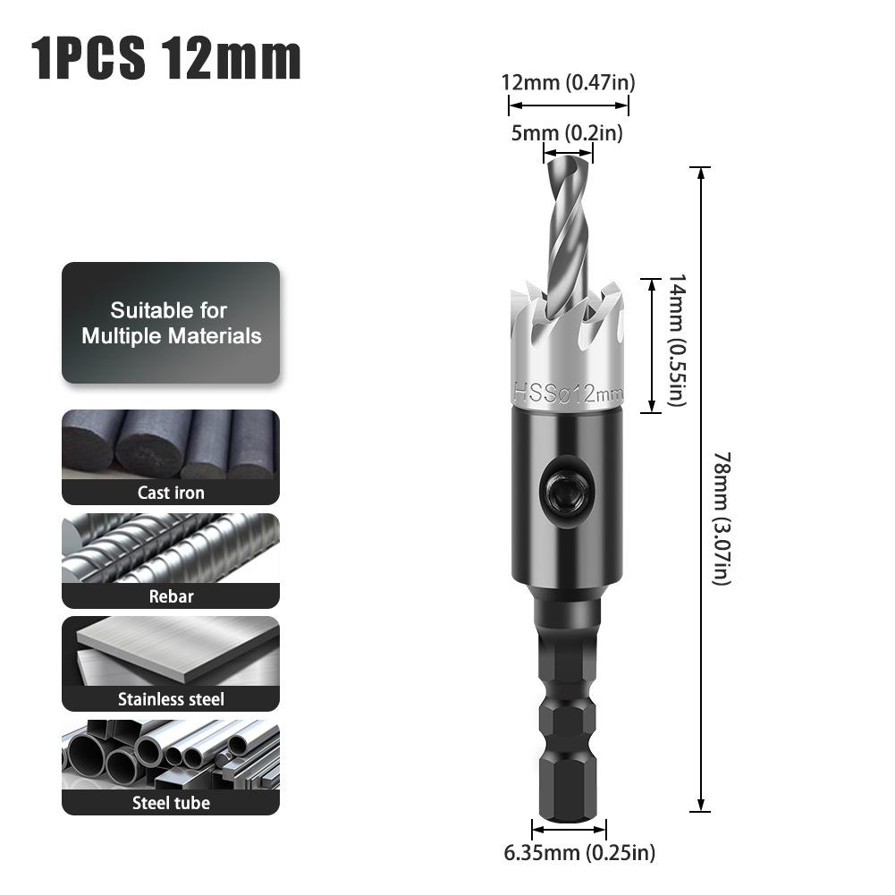 HSS Шестигранный хвостовик Быстрорежущая сталь 4341 Открывалка для отверстий, Лист железа Нержавеющая сталь Открывалка для отверстий Металл, Сверление тонкого листа 12mm
HSS Шестигранный хвостовик Быстрорежущая сталь 4341 Открывалка для отверстий, Лист железа Нержавеющая сталь Открывалка для отверстий Металл, Сверление тонкого листа 12mm