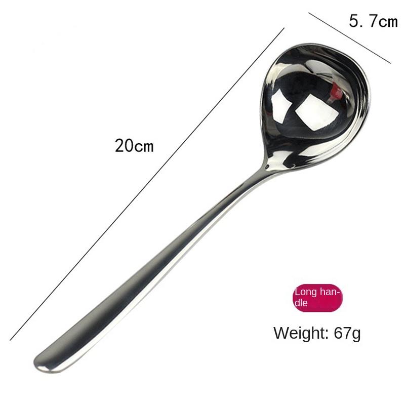 Ложка для супа из нержавеющей стали 304, корейская кастрюля с большой головкой, глубокая ложка для супа с длинной ручкой, кухонная ложка, столовая посуда Long handle
Ложка для супа из нержавеющей стали 304, корейская кастрюля с большой головкой, глубокая ложка для супа с длинной ручкой, кухонная ложка, столовая посуда Long handle