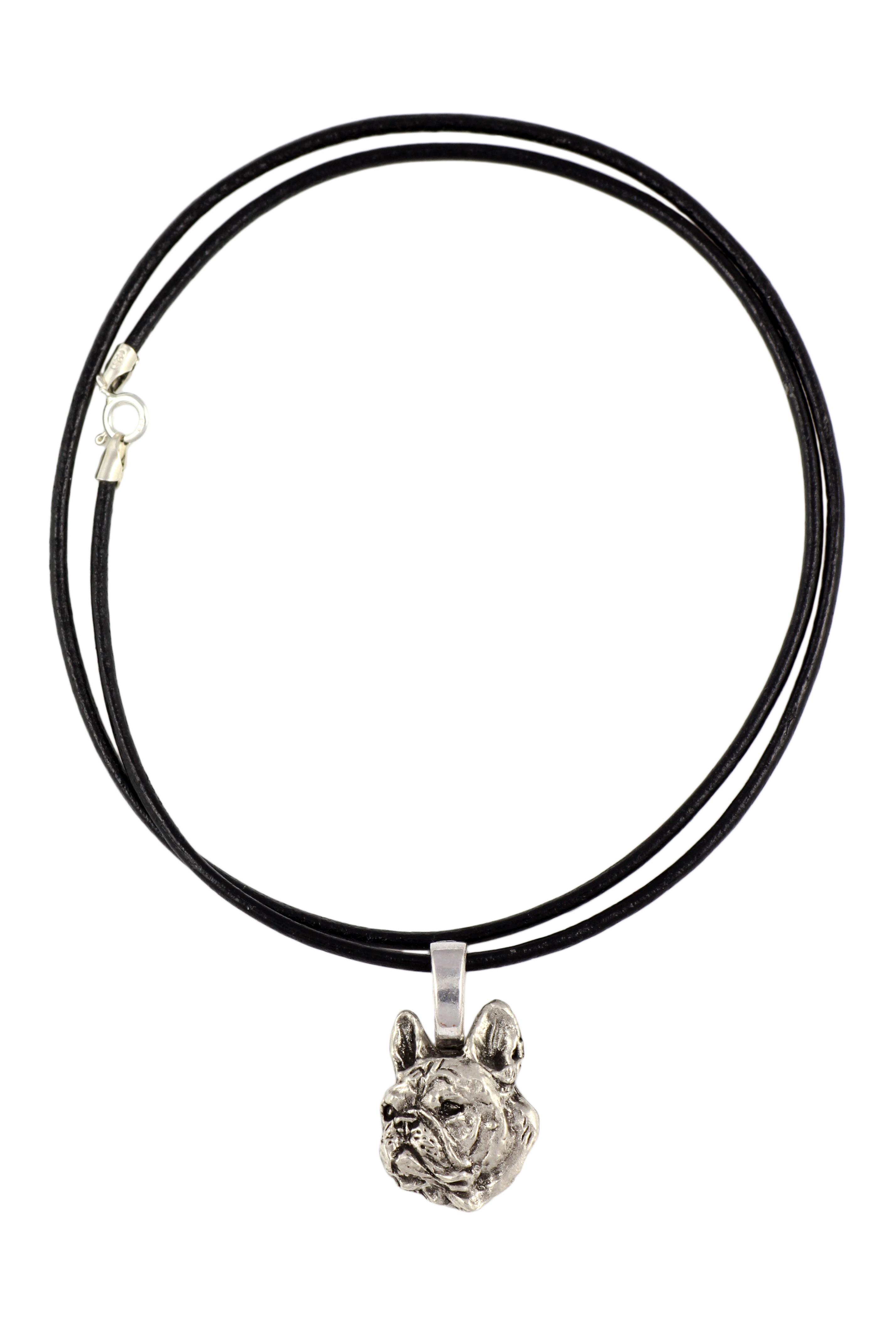 French Bulldog, Frenchie II - Dog necklace, silver-plated pendant for the dog lover, subtle jewellery by Art-Dog срібний
French Bulldog, Frenchie II - Dog necklace, silver-plated pendant for the dog lover, subtle jewellery by Art-Dog срібний
