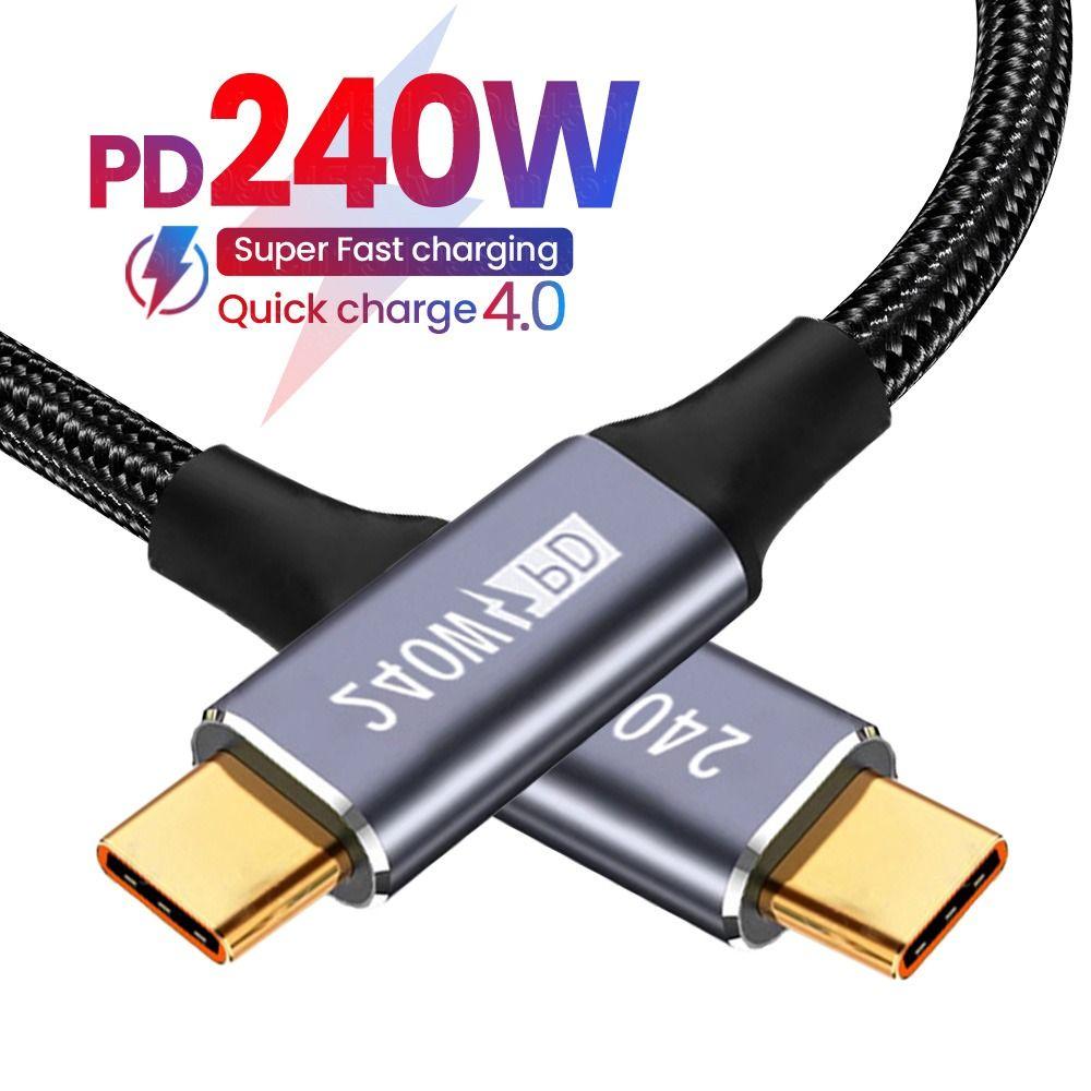 Mobile Phone EMAKER Chip High-Speed USB C To USB Type C Cable Data Line Fast Charging PD 240W
Mobile Phone EMAKER Chip High-Speed USB C To USB Type C Cable Data Line Fast Charging PD 240W