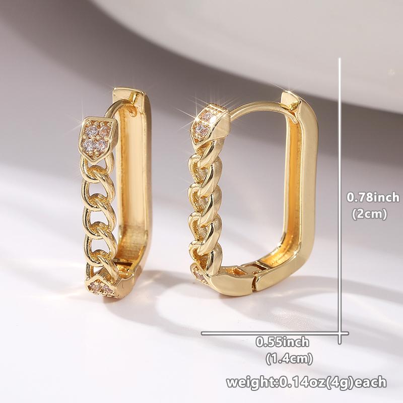 Elegant Gold Color Inlaid Cubic Zirconia Dangle Earrings for Women Delicate Engagement Wedding Earrings Jewelry золотий
Elegant Gold Color Inlaid Cubic Zirconia Dangle Earrings for Women Delicate Engagement Wedding Earrings Jewelry золотий
