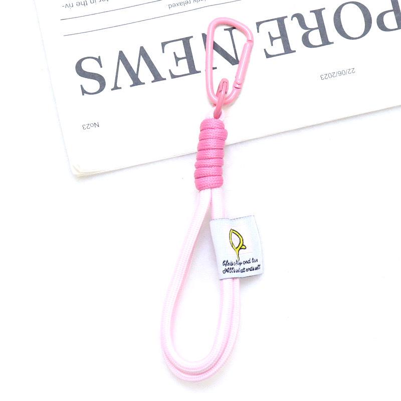 Double-Layer Woven Keychain Bag with Carabiner Pendant for DIY Hanging
Double-Layer Woven Keychain Bag with Carabiner Pendant for DIY Hanging