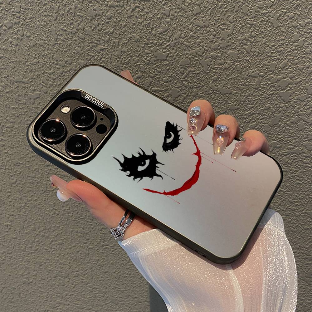 Crazy Joker Smile Grotesque Phone Case Laser Ripple Silver Silicone Case For iPhone 17 16 15 14 13 12 11 Pro Plus Max iPhone 17
Crazy Joker Smile Grotesque Phone Case Laser Ripple Silver Silicone Case For iPhone 17 16 15 14 13 12 11 Pro Plus Max iPhone 17