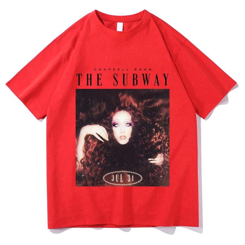Summer Short Sleeve Fashion Casual Vintage Streetwear T Shirts Chappell Roan The Subway Unisex Women Exercise Loose Cotton T-shirts S
Summer Short Sleeve Fashion Casual Vintage Streetwear T Shirts Chappell Roan The Subway Unisex Women Exercise Loose Cotton T-shirts S