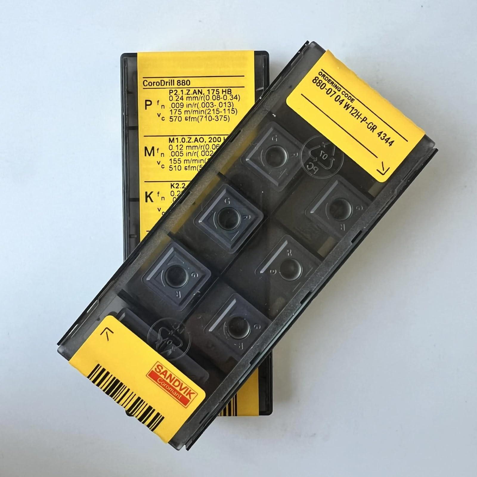 Original Sandvik / 880-0704W12H-P-GR 4344 / CNC lathe carbide blade 10 PCS
Original Sandvik / 880-0704W12H-P-GR 4344 / CNC lathe carbide blade 10 PCS