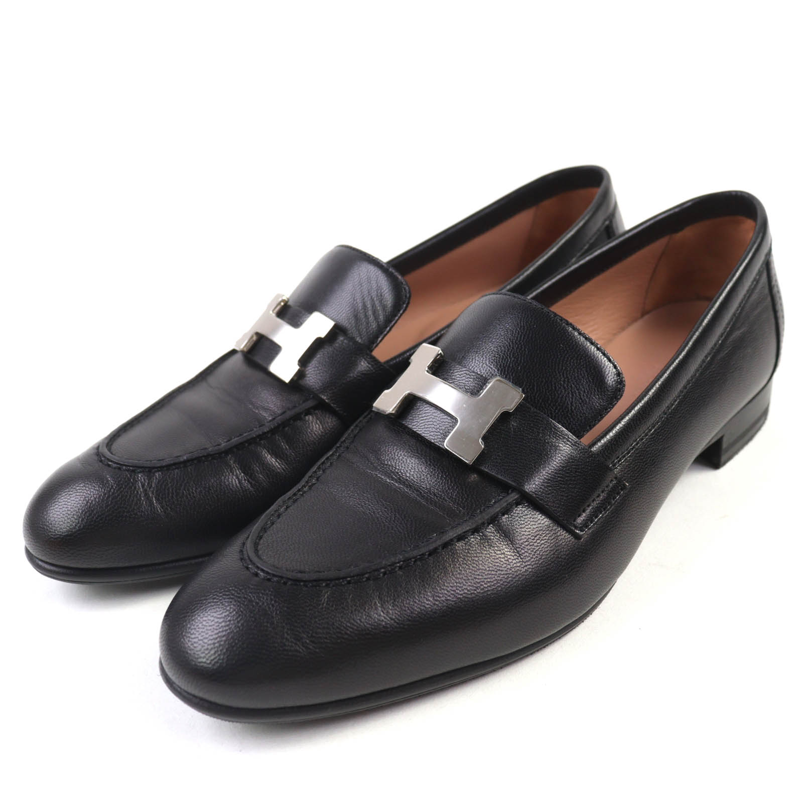 HERMES loafers moccasins paris H logo Constance leather black leather 36 201199Z Used
HERMES loafers moccasins paris H logo Constance leather black leather 36 201199Z Used