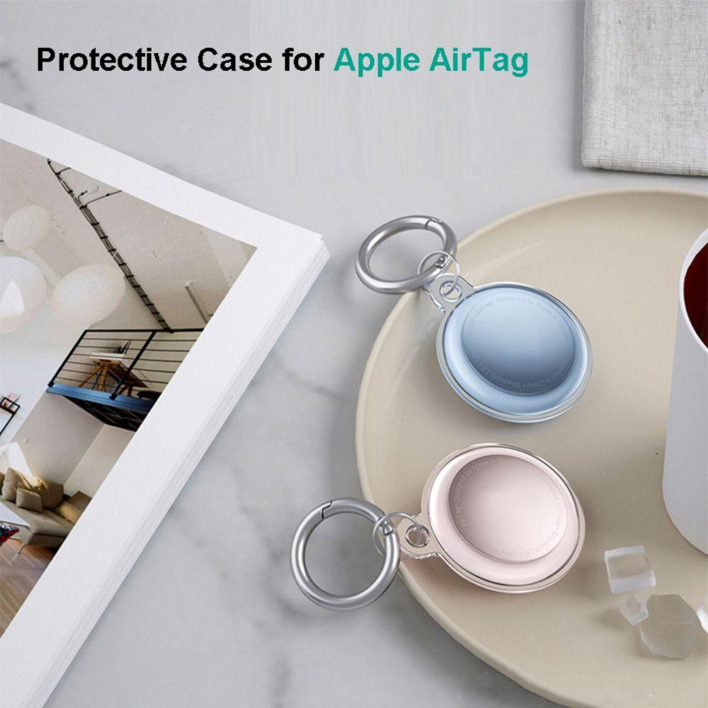 Fingerprint-proof Protective Case Keychain Tracker Device Protective Cover for Apple AirTag
Fingerprint-proof Protective Case Keychain Tracker Device Protective Cover for Apple AirTag