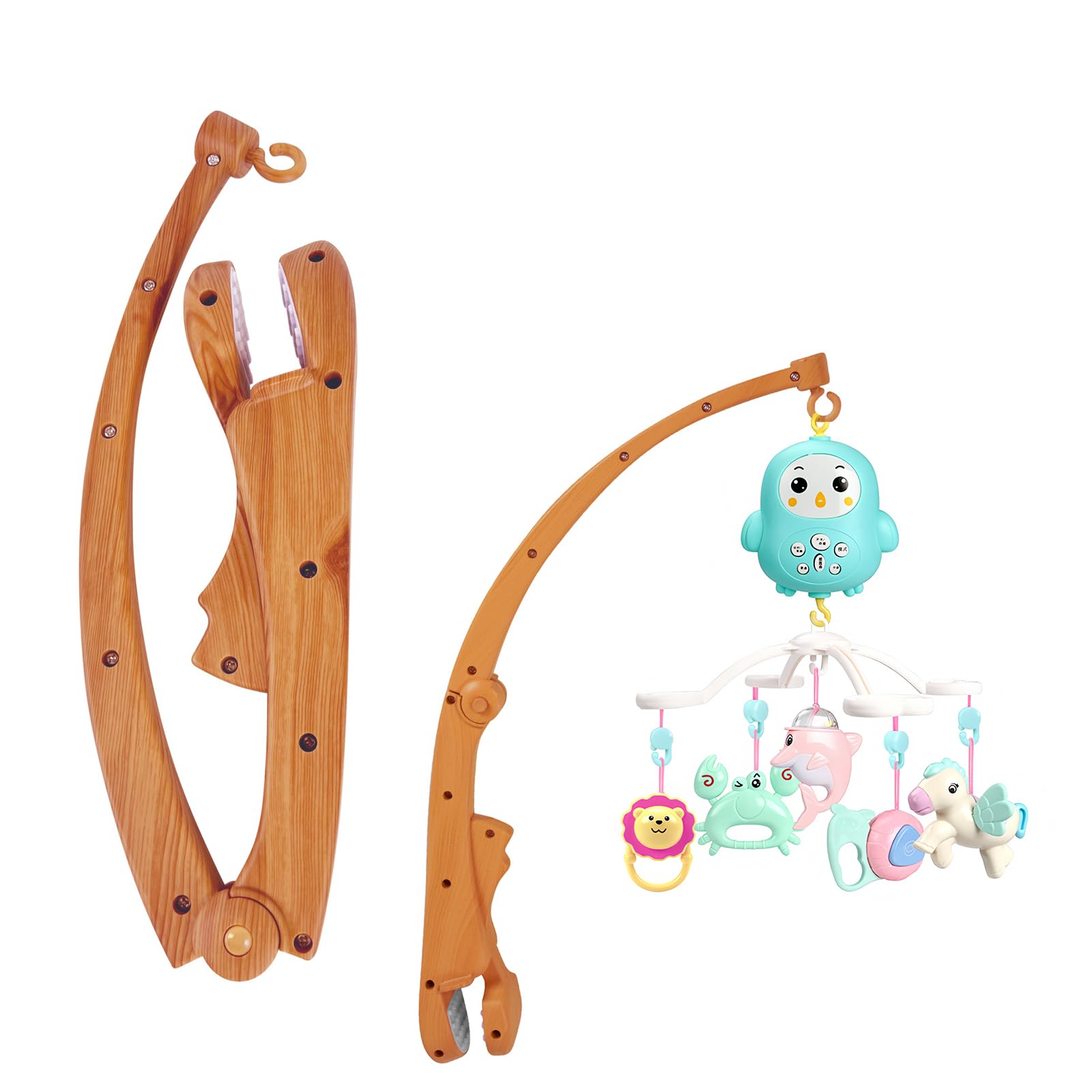 kasanidika Baby Bed Merry Arm Clip Type Folding Bed Arm Bracket Compatible with Crib Crib Baby Toy Baby Gift Baby Preparation Newborn Baby Educational світло-коричневого кольору
kasanidika Baby Bed Merry Arm Clip Type Folding Bed Arm Bracket Compatible with Crib Crib Baby Toy Baby Gift Baby Preparation Newborn Baby Educational світло-коричневого кольору