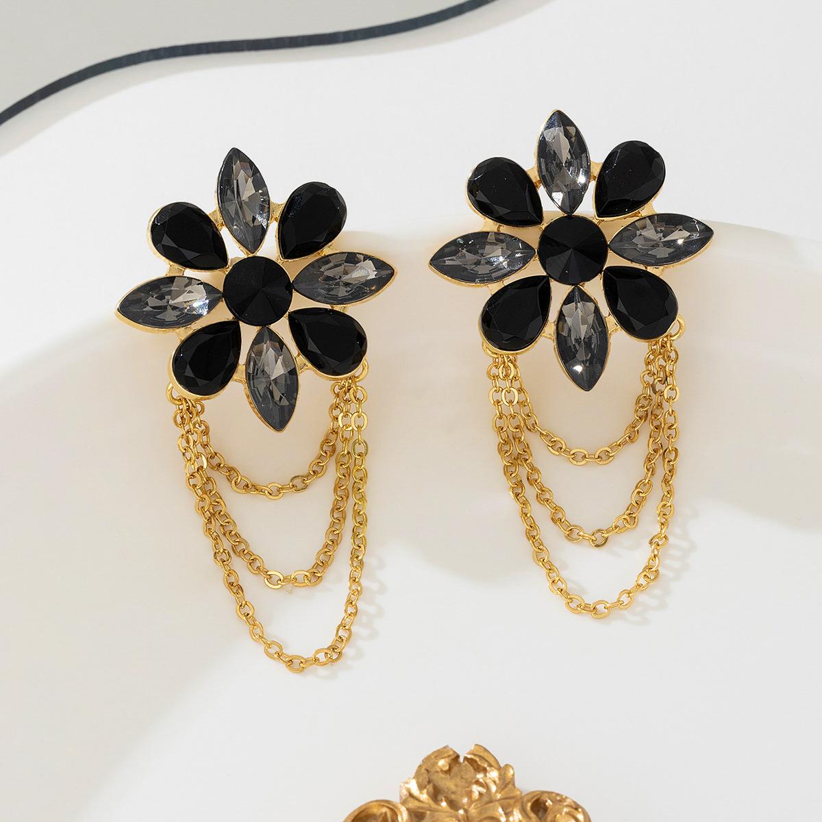 Модные серьги-гвоздики для женских украшений чёрный
Модные серьги-гвоздики для женских украшений чёрный