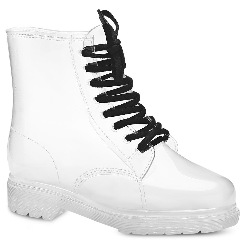 Женские милые непромокаемые непромокаемые сапоги ярких цветов средней высоты 40 белый