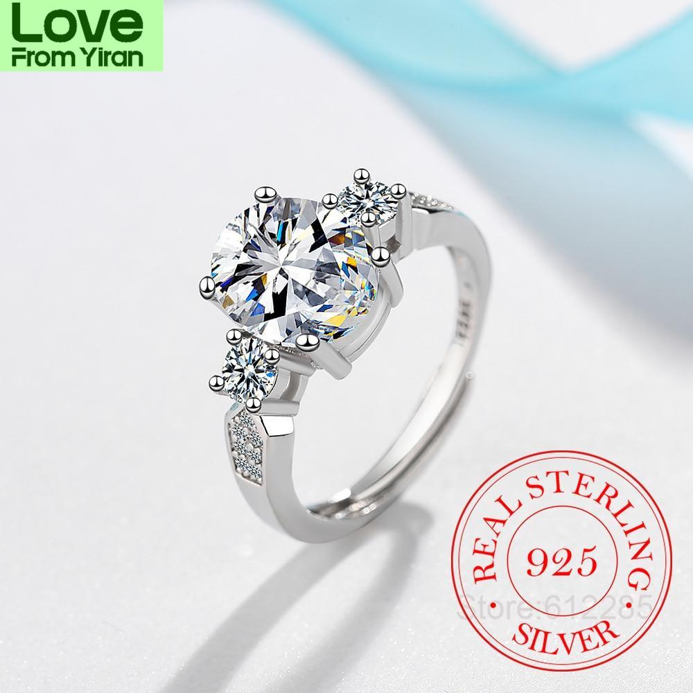 Promise 925 Sterling Silver Classic Wedding Ring Aaa +Cubic Zirconia Rings For Women Wedding Jewelry Charms Princess Bijoux Resizable
Promise 925 Sterling Silver Classic Wedding Ring Aaa +Cubic Zirconia Rings For Women Wedding Jewelry Charms Princess Bijoux Resizable