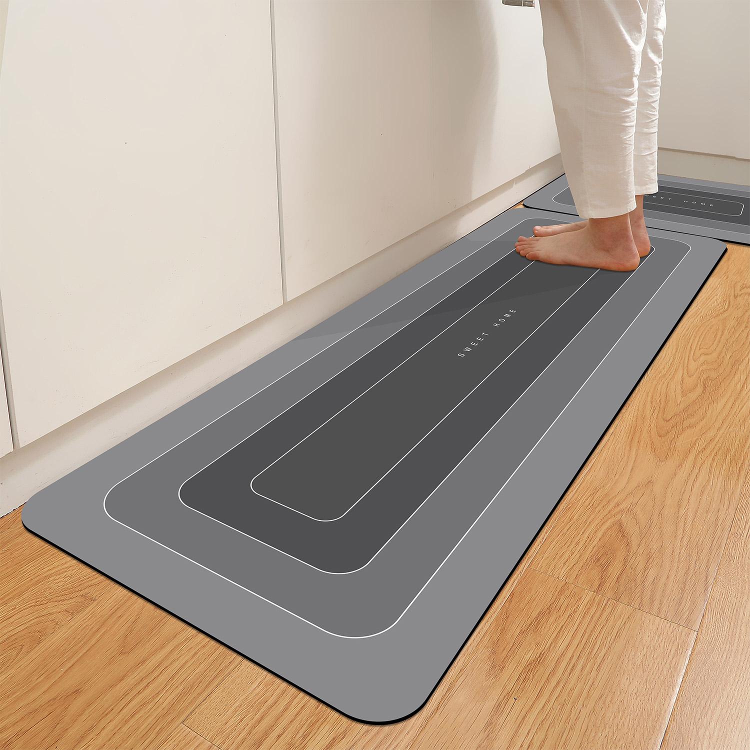 Super absorbent diatomaceous earth kitchen mat - anti slip, fast drying, durable anti slip carpet with rubber backing for bathro 40CMx60CM
Super absorbent diatomaceous earth kitchen mat - anti slip, fast drying, durable anti slip carpet with rubber backing for bathro 40CMx60CM