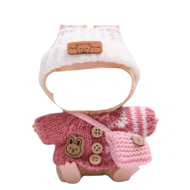 Plush Toy Clothes (16cm): Knit Hat, Sweater, Bag (Color 2)
Plush Toy Clothes (16cm): Knit Hat, Sweater, Bag (Color 2)