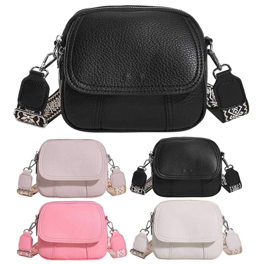 Women Retro Crossbody Bag Strap Adjustable PU Versatile Leather Shoulder Bag Zipper Closure All-Match Shoulder Bag Practical Bag Pink
Women Retro Crossbody Bag Strap Adjustable PU Versatile Leather Shoulder Bag Zipper Closure All-Match Shoulder Bag Practical Bag Pink