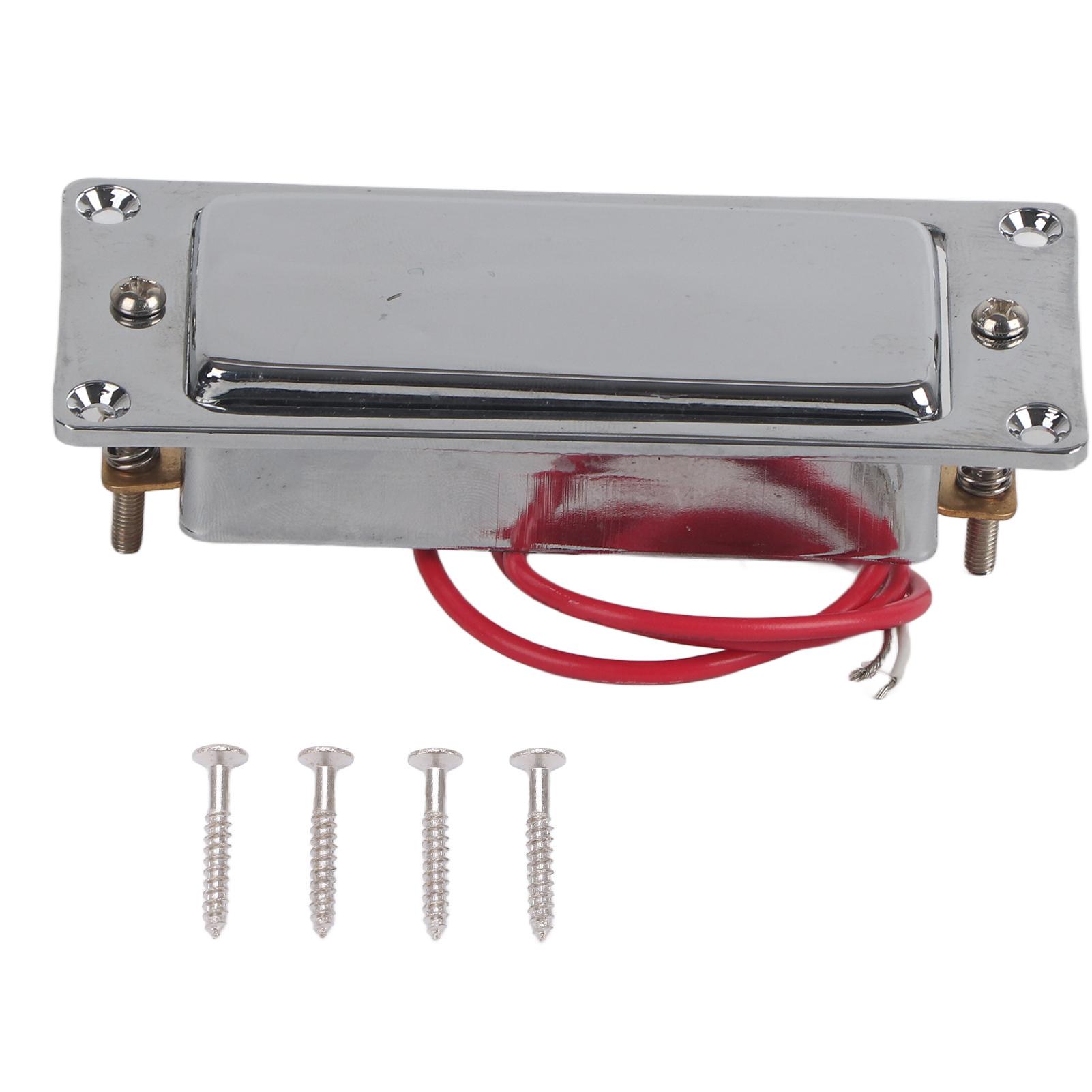 Electric Guitar Mini Pickup Kit Humbucking Metal Pickup Replacement with Mounting Screws
Electric Guitar Mini Pickup Kit Humbucking Metal Pickup Replacement with Mounting Screws