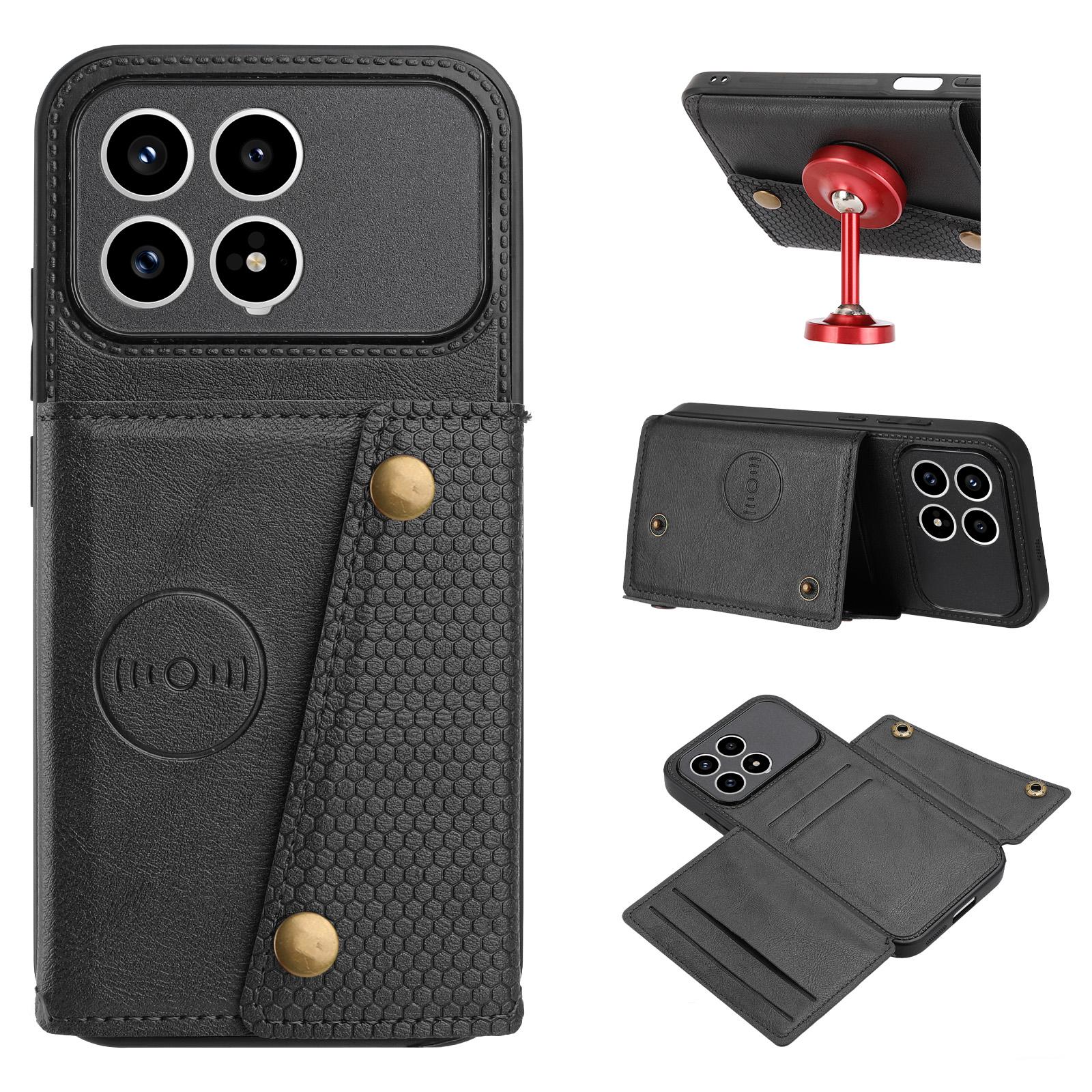 Phone Case For Xiaomi Poco F8 Pro / Redmi K90 5G with Card Slots Kickstand Leather + TPU Phone Cover
Phone Case For Xiaomi Poco F8 Pro / Redmi K90 5G with Card Slots Kickstand Leather + TPU Phone Cover