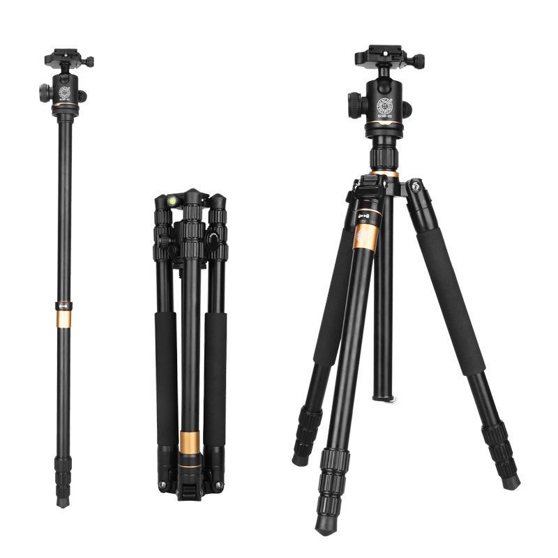 Q222 Aluminum Alloy Portable Tripod: 7-Light Edition with Detachable Monopod and Ball Head for DSLR
Q222 Aluminum Alloy Portable Tripod: 7-Light Edition with Detachable Monopod and Ball Head for DSLR