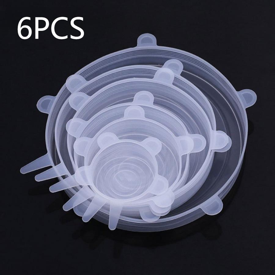 6/12/18 Piece Set of Silicone Fresh-keeping Cover in White, Reusable, Suitable for Refrigerators and Various Scenarios One Size
6/12/18 Piece Set of Silicone Fresh-keeping Cover in White, Reusable, Suitable for Refrigerators and Various Scenarios One Size