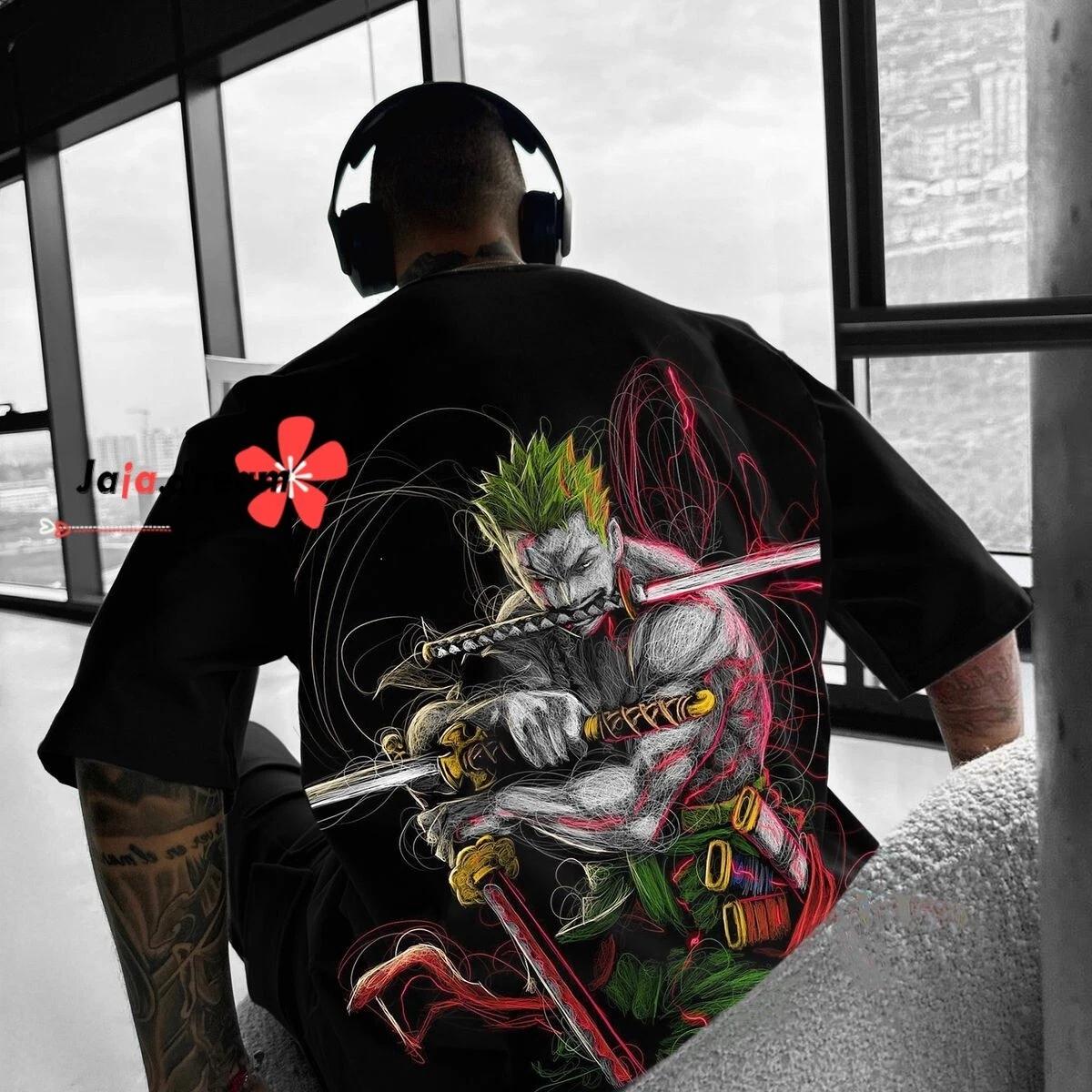 One Piece Zoro Anime Manga T-Shirt Tee Short Sleeve Costumes Polyester Unisex Black 4XL
One Piece Zoro Anime Manga T-Shirt Tee Short Sleeve Costumes Polyester Unisex Black 4XL