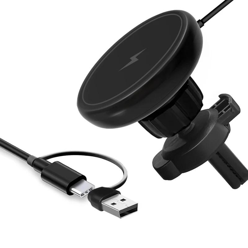 UYUXIO Air Vent Magnetic Car Mount Phone Holder Strong Wireless Car Charger Fast Charging for iPhone 16 Pro Max 15 14 13 12 чорний
UYUXIO Air Vent Magnetic Car Mount Phone Holder Strong Wireless Car Charger Fast Charging for iPhone 16 Pro Max 15 14 13 12 чорний