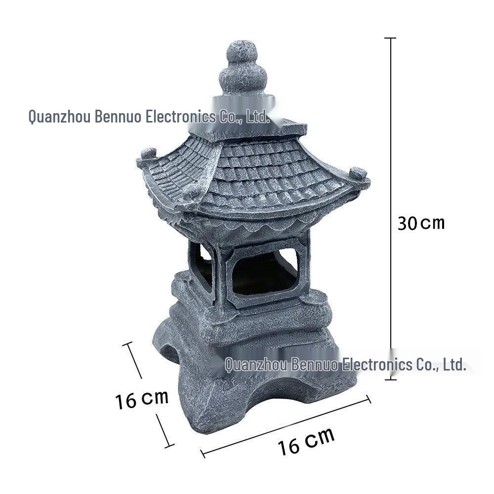 Solar Stone Pagoda Lamp: Japanese Zen Garden Resin Lantern for Outdoor Courtyard
Solar Stone Pagoda Lamp: Japanese Zen Garden Resin Lantern for Outdoor Courtyard