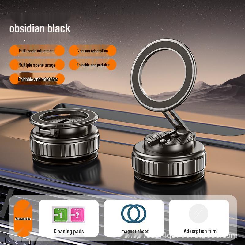 Foldable Rotating Magnetic Car Phone Holder with Vacuum Suction
Foldable Rotating Magnetic Car Phone Holder with Vacuum Suction