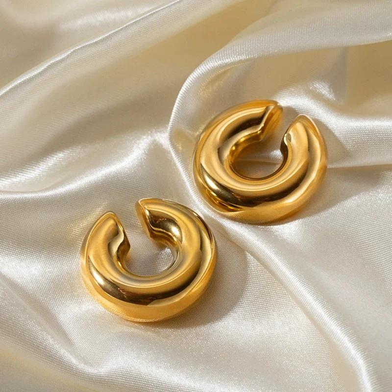 Wide C-Typed Smooth CCB Copper Color Ear Cuff Non-Piercing Fake Cartilage Clip Earrings For Women Men Girl Friend Zircon
Wide C-Typed Smooth CCB Copper Color Ear Cuff Non-Piercing Fake Cartilage Clip Earrings For Women Men Girl Friend Zircon
