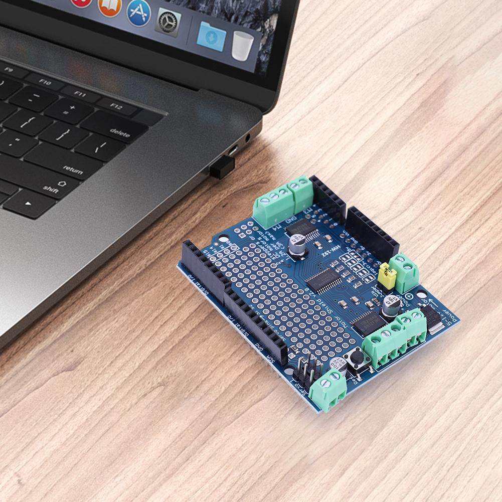 PWM Servo Driver Board Shield V2 DC Stepper Motor Servo Drive Module TB6612 IIC I2C for Arduino Robot Mega R3 spain
PWM Servo Driver Board Shield V2 DC Stepper Motor Servo Drive Module TB6612 IIC I2C for Arduino Robot Mega R3 spain