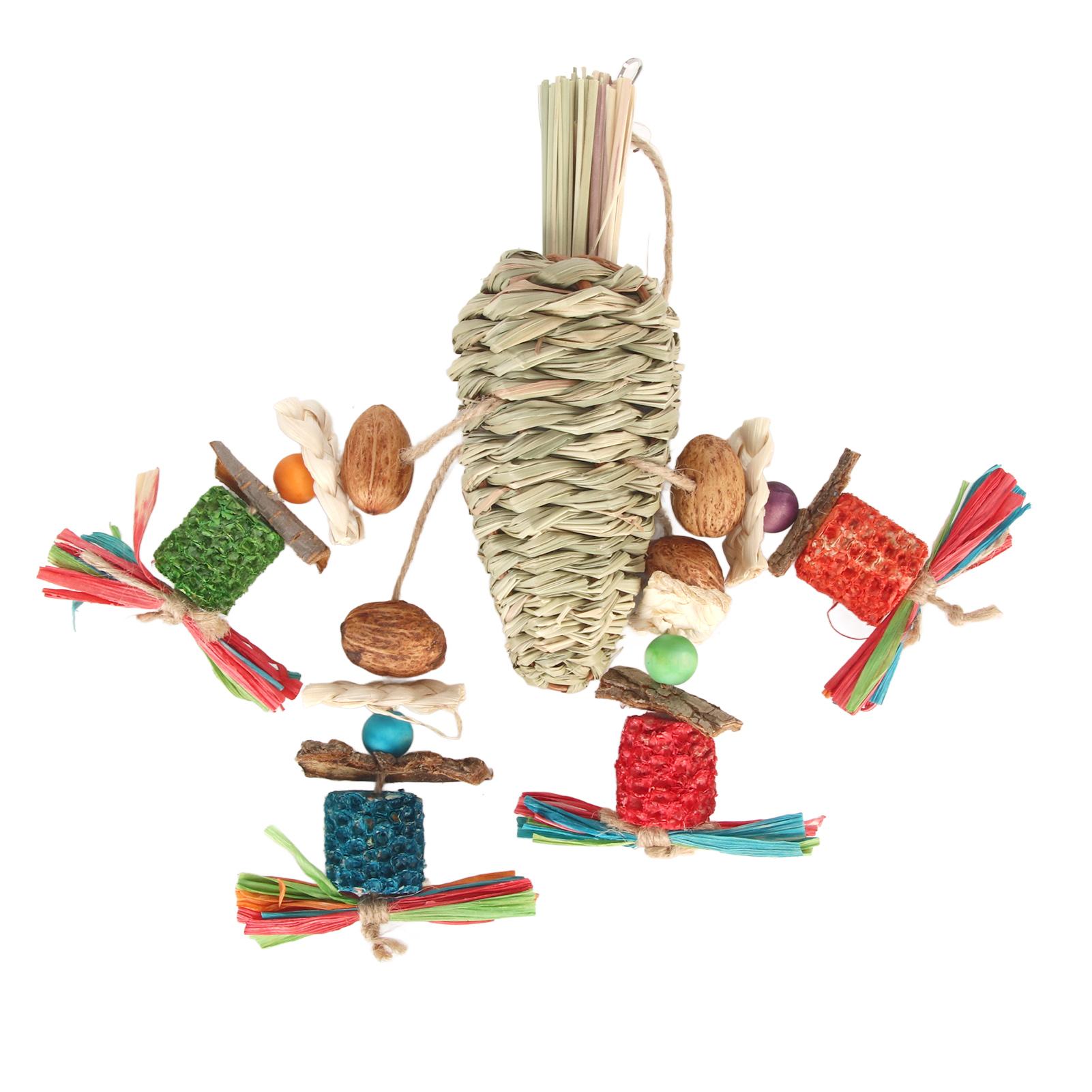 Bird Chew Toy Beak Grinding Colorful Boredom Relief Parrot Bite Toy for Cockatiel Lovebird Budgie
Bird Chew Toy Beak Grinding Colorful Boredom Relief Parrot Bite Toy for Cockatiel Lovebird Budgie
