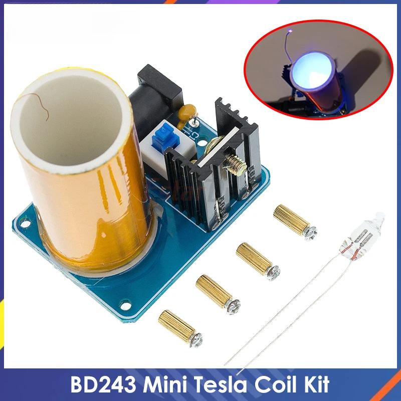 BD243 Mini Tesla Coil Kit Magic Props DIY Parts Empty Lights Technology Diy Electronics BD243C
BD243 Mini Tesla Coil Kit Magic Props DIY Parts Empty Lights Technology Diy Electronics BD243C
