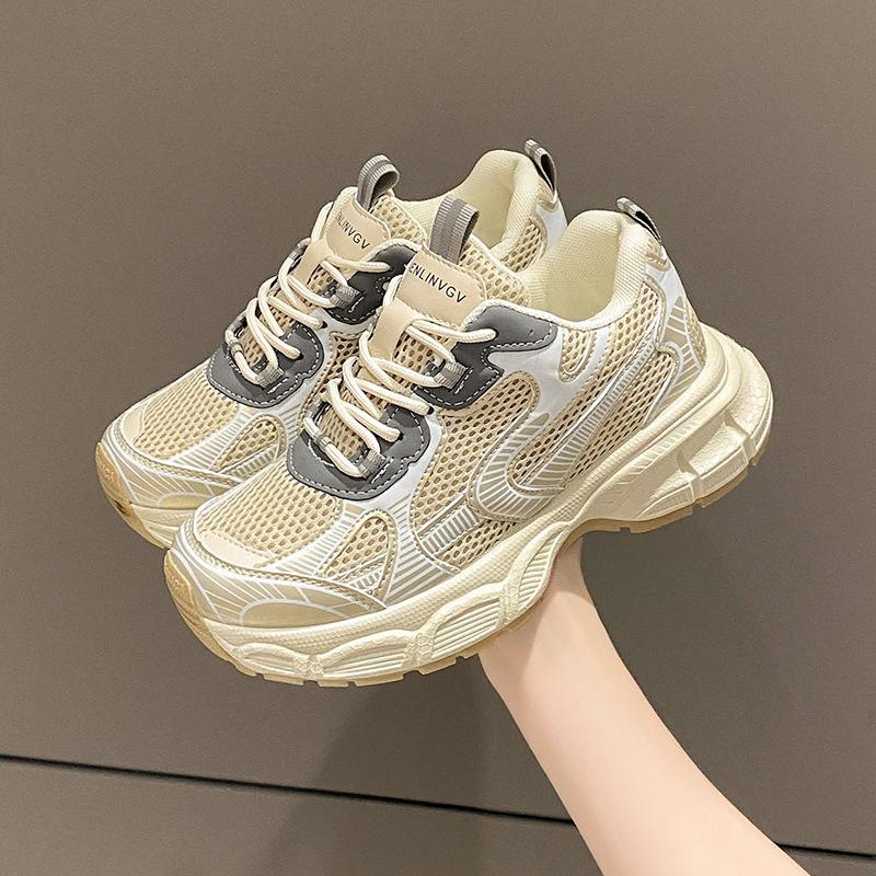 2025 summer new Korean version breathable dad female student casual comfortable sports mesh shoes women s thick soles increase in height 40 хакі
2025 summer new Korean version breathable dad female student casual comfortable sports mesh shoes women s thick soles increase in height 40 хакі